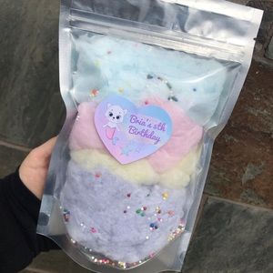 20 Medium Sized Four Flavour Cotton Candy Bags